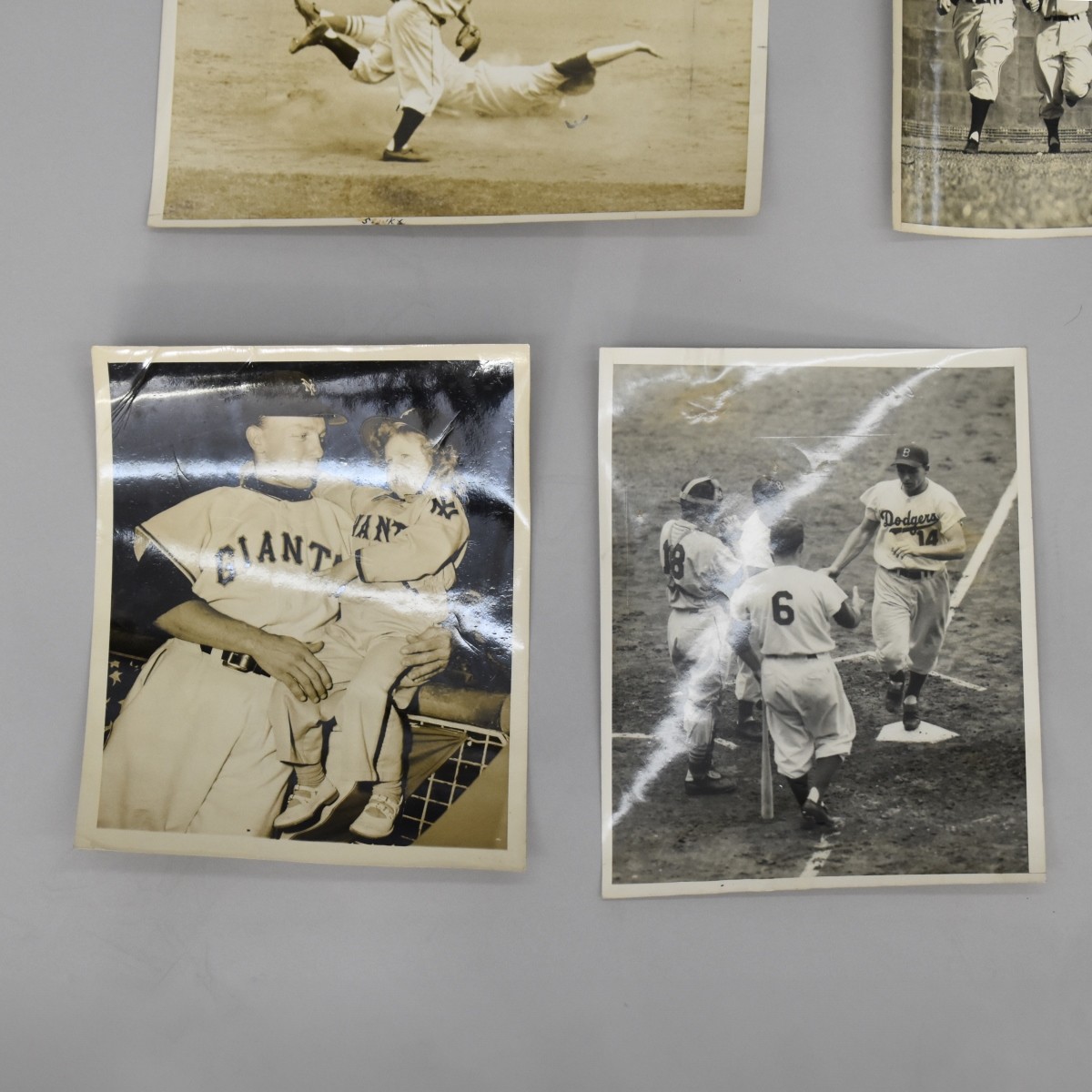 15 Dodgers & Giants Press Photographs