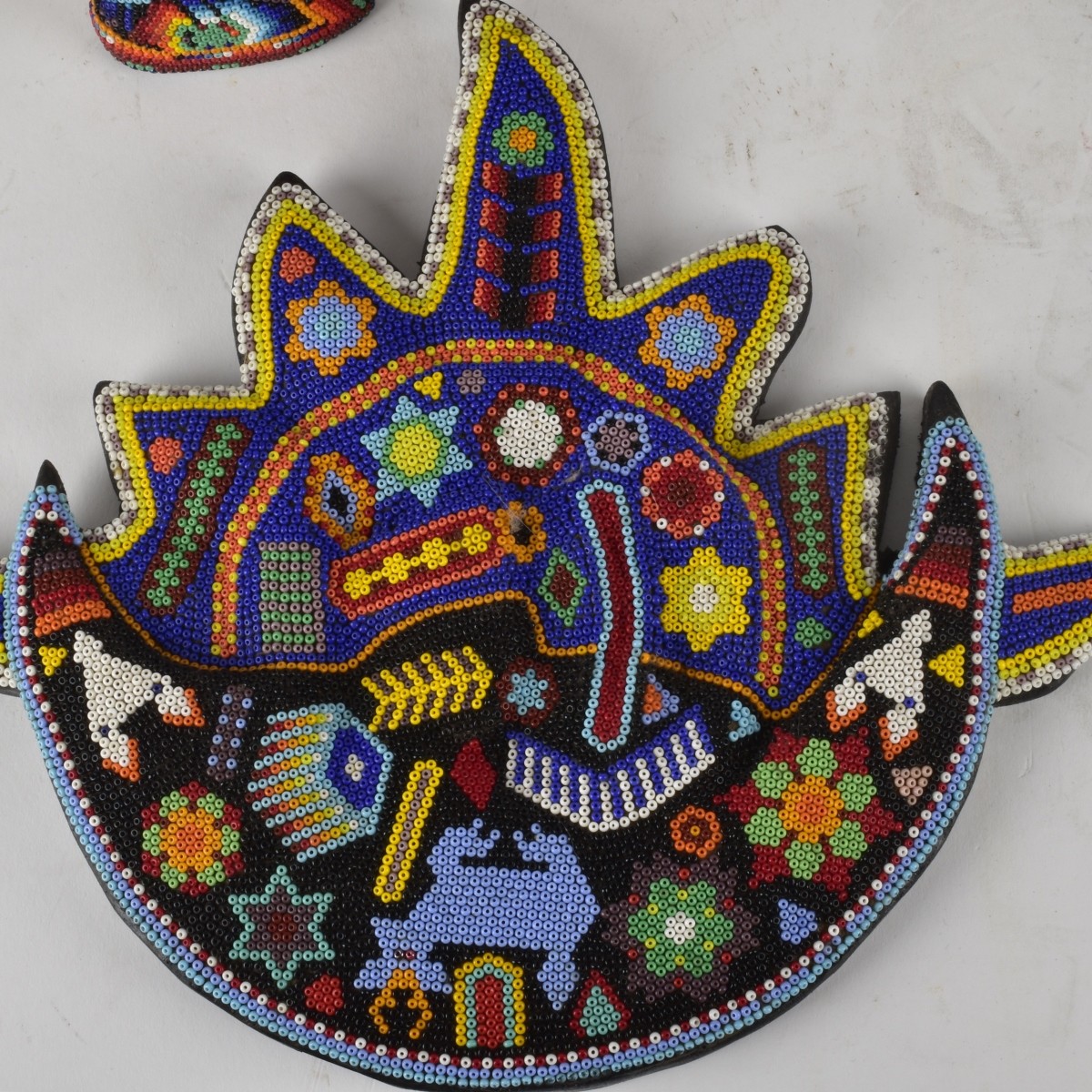 Vintage Mexican Huichol Beaded Decorations