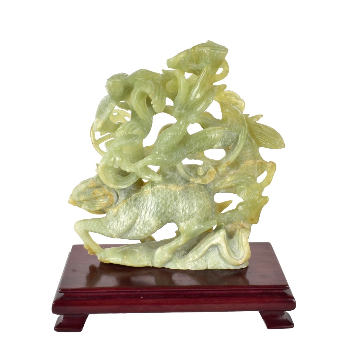 Chinese Jade Figural Grouping