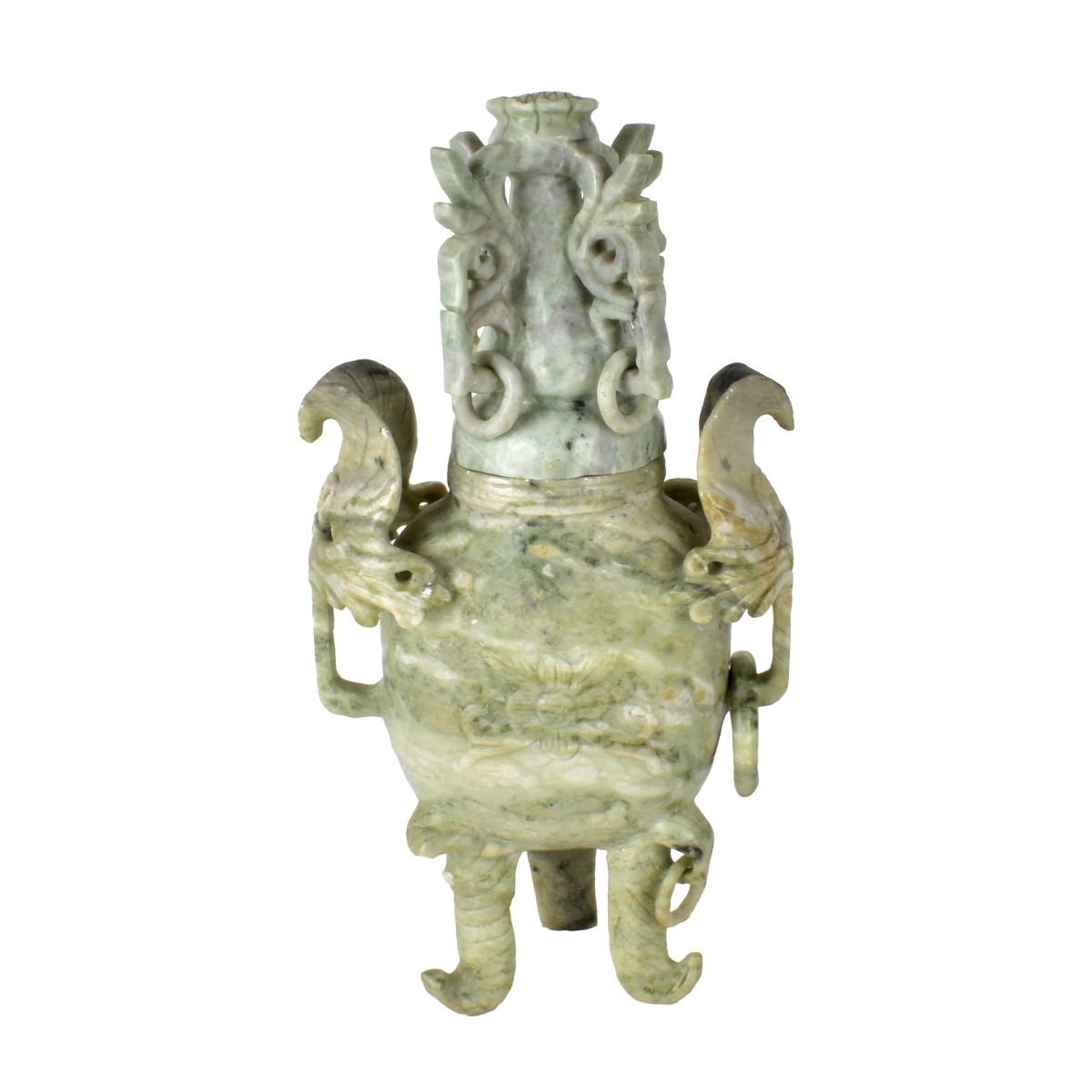 Chinese Jade Carved Incense