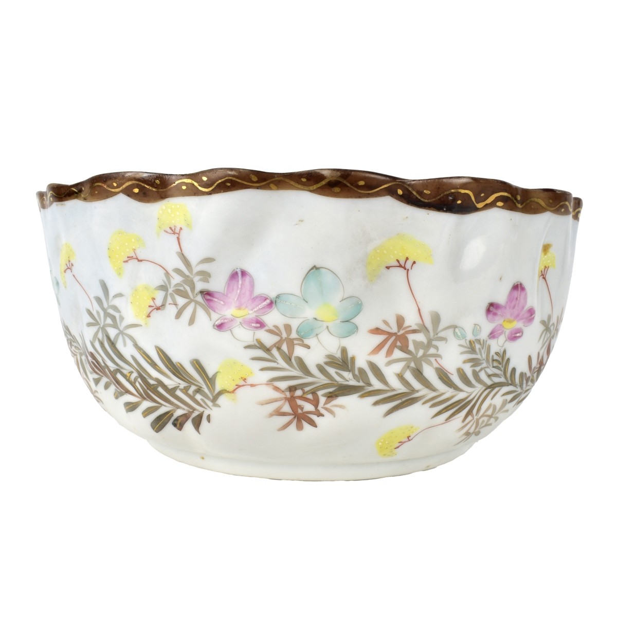Antique Japanese Satsuma Porcelain Bowl