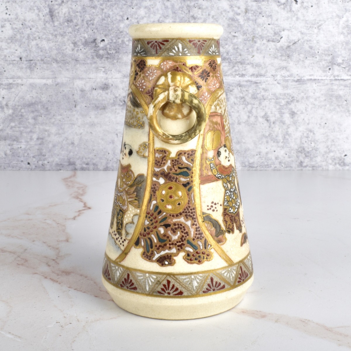 19th C. Japanese Satsuma Porcelain Vase