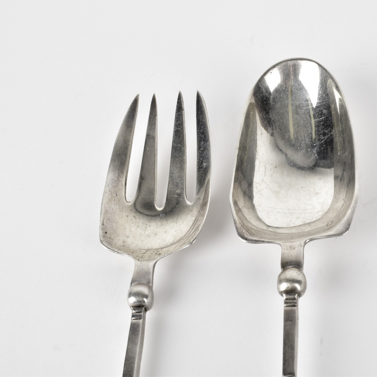 Sterling Pierced Salad Set