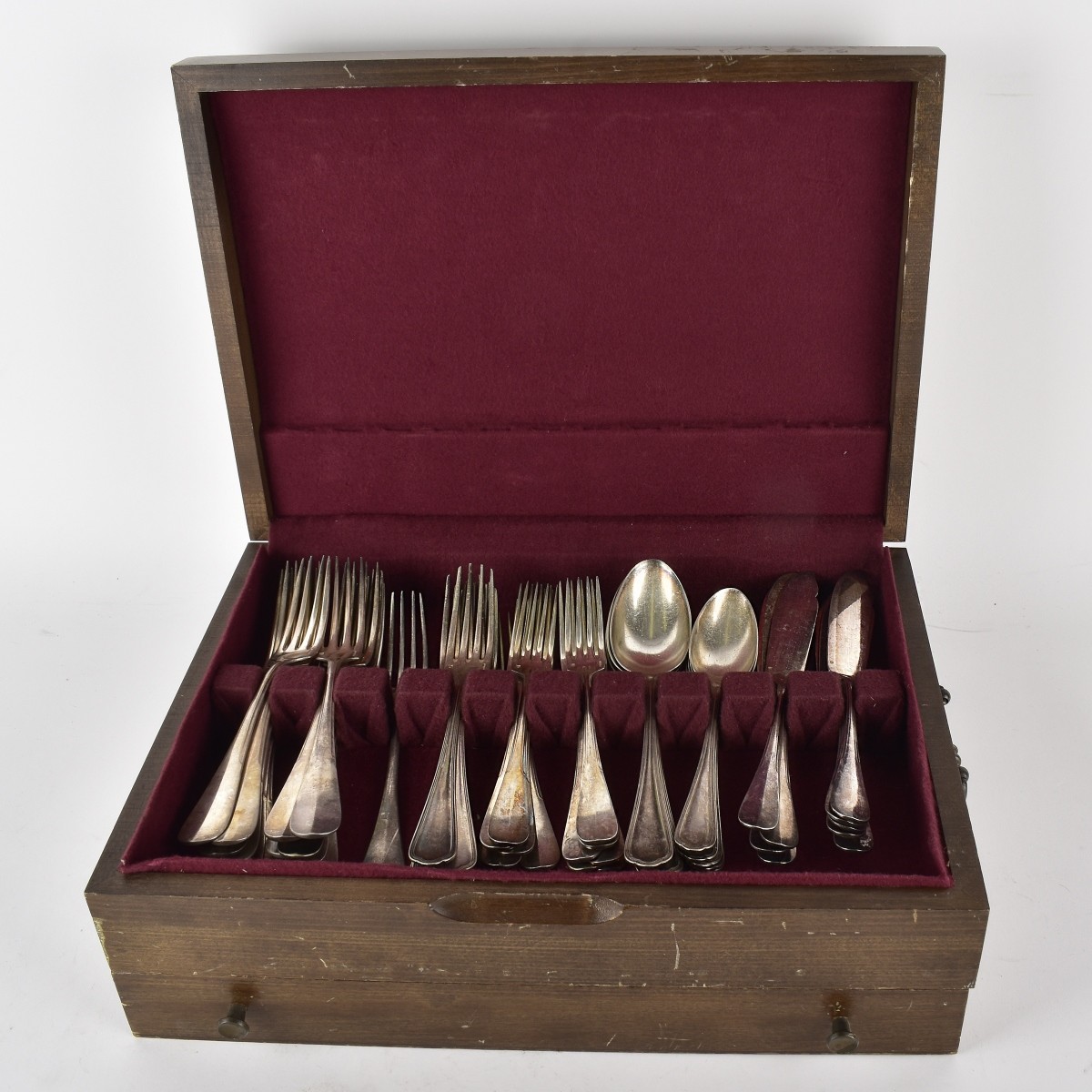 52 Pc. Christofle Silver Plate Flatware