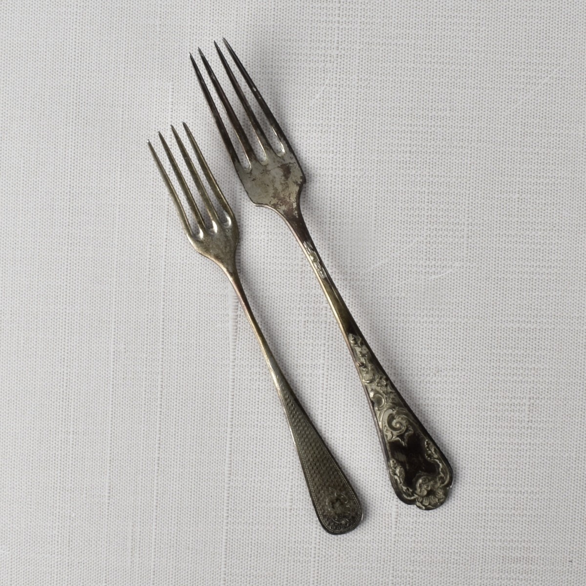 Antique Silver and Silver Handle Tableware