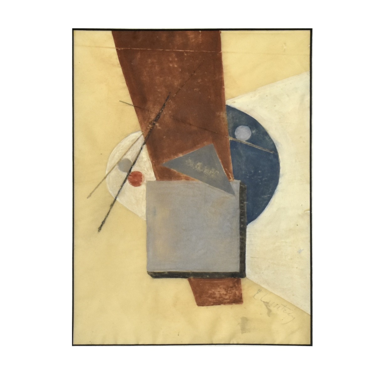 Attrib: Lazar Markovitch Lissitzky (1890 - 1941)