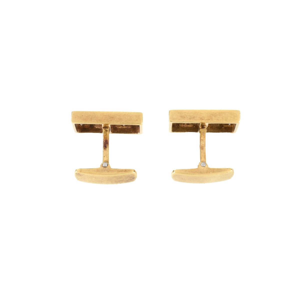 Diamond and 18K Cufflinks