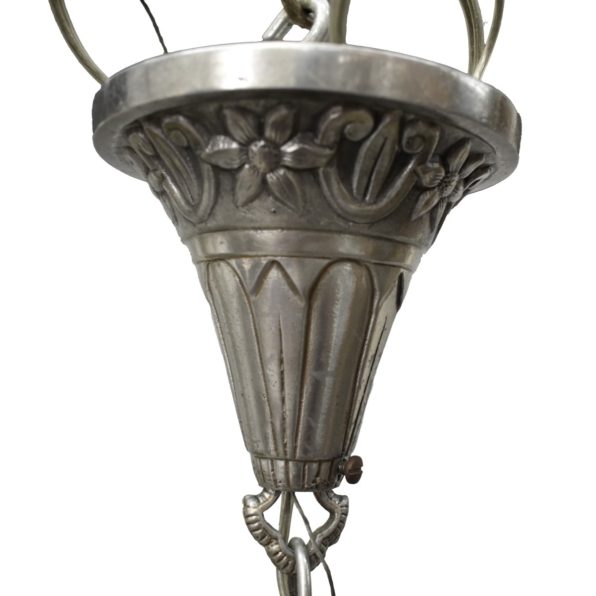 Vintage Art Deco 5-Light Chandelier