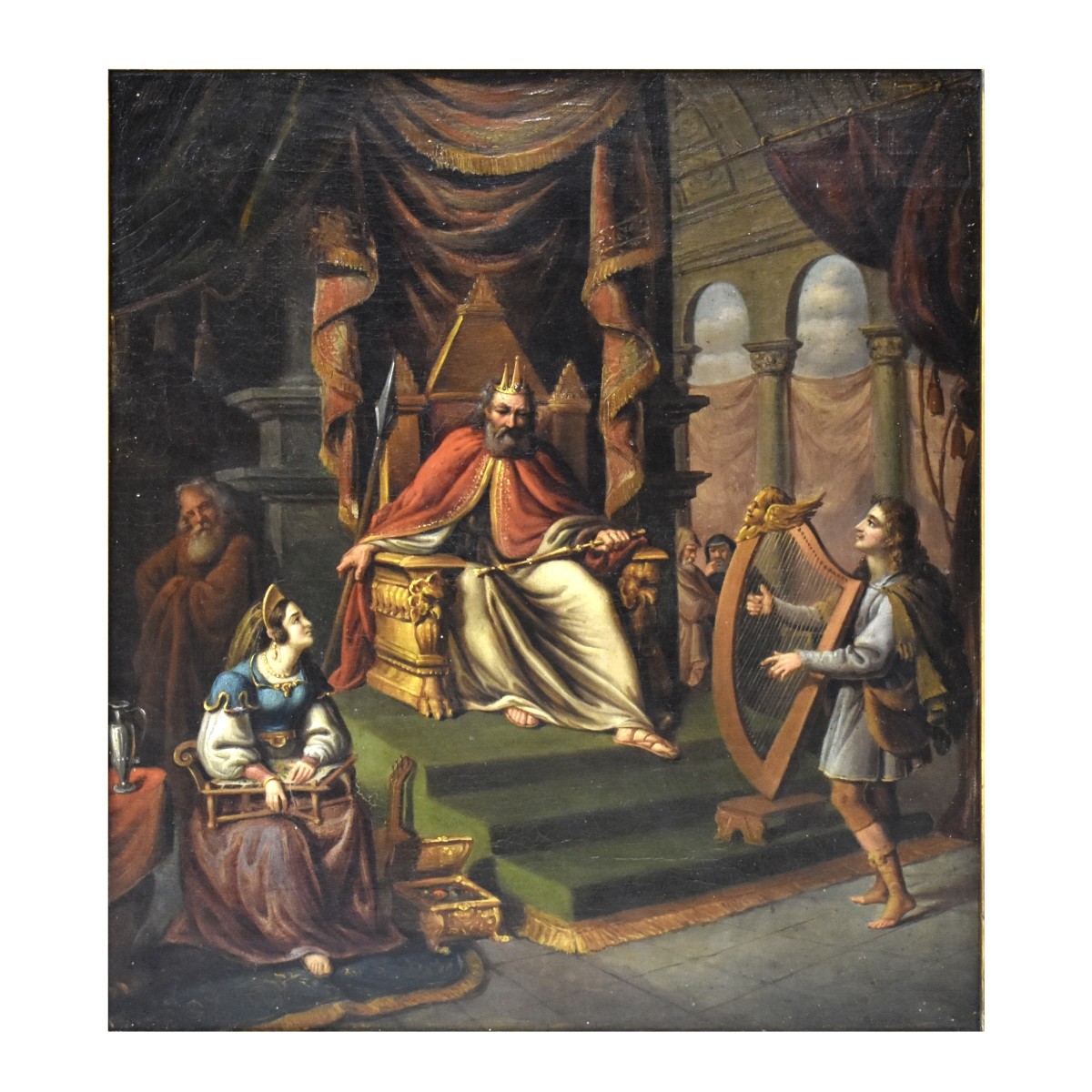 19th C. Old Master Style O/C