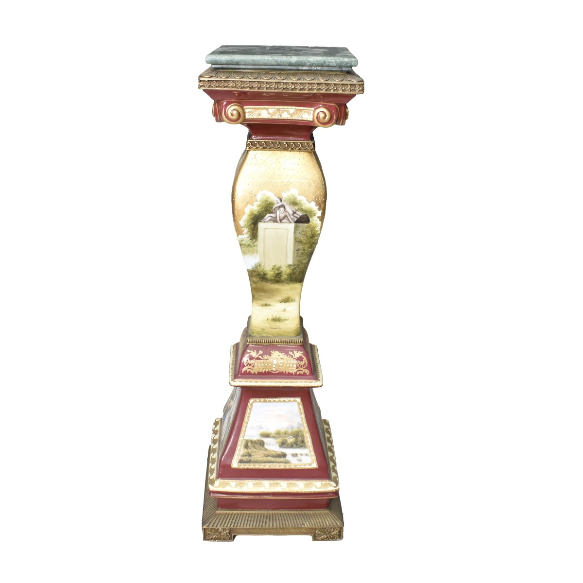 Pr 20C Limoges Sevres Style Porcelain Pedestals