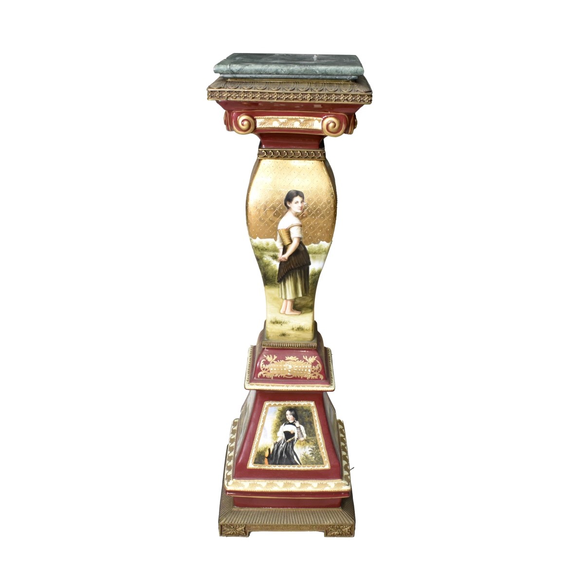 Pr 20C Limoges Sevres Style Porcelain Pedestals