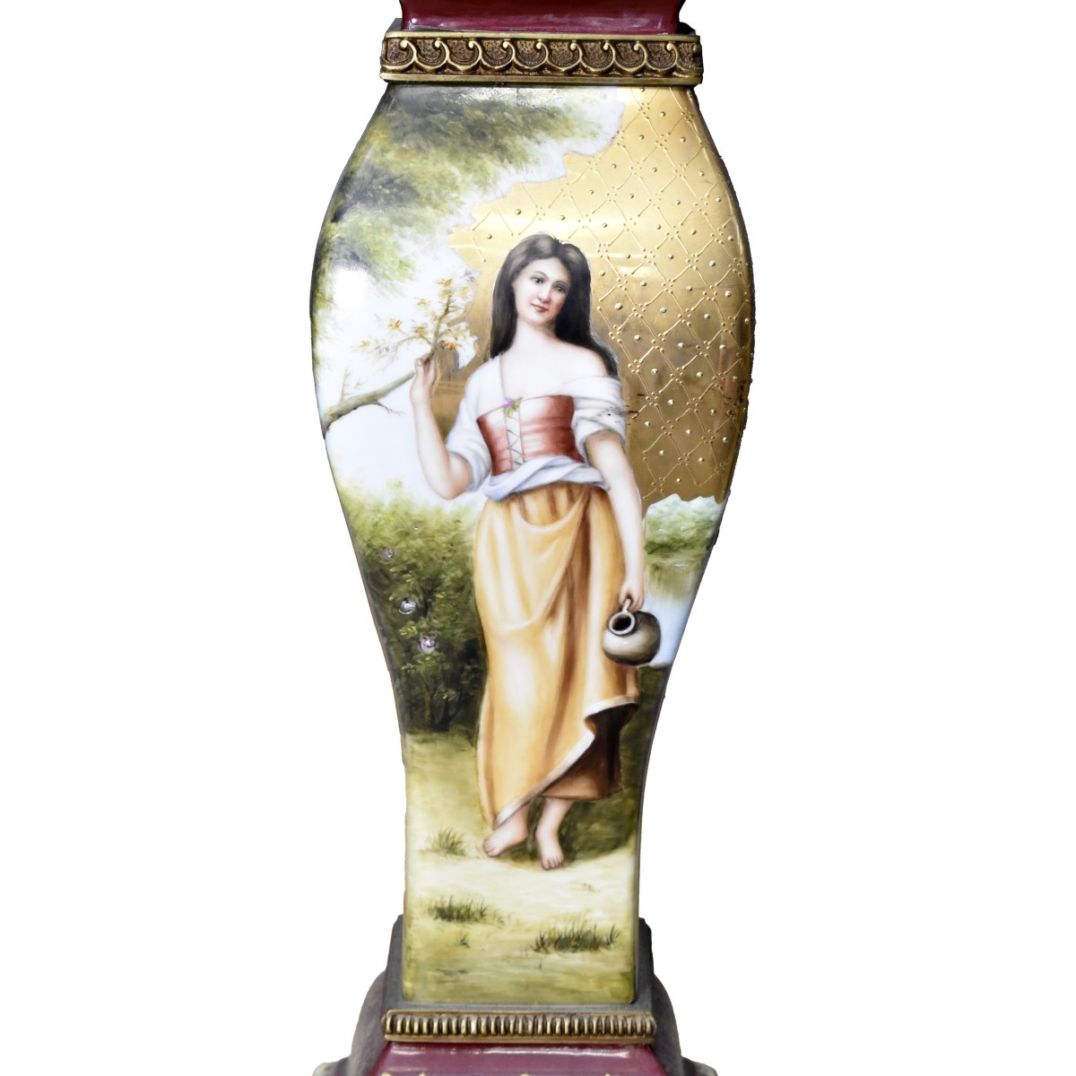 Pr 20C Limoges Sevres Style Porcelain Pedestals