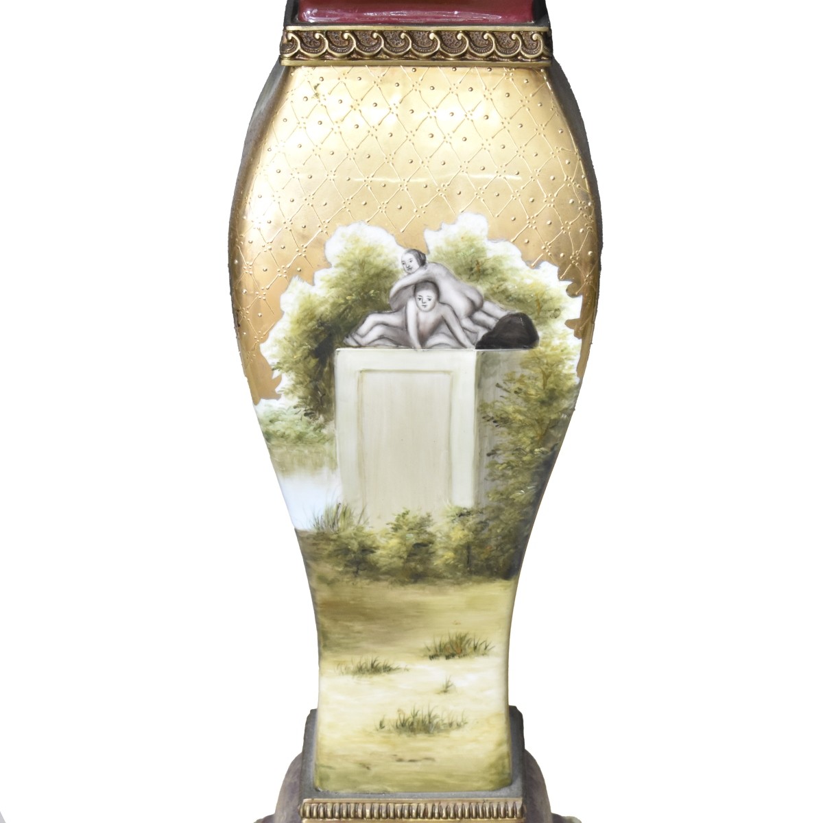 Pr 20C Limoges Sevres Style Porcelain Pedestals