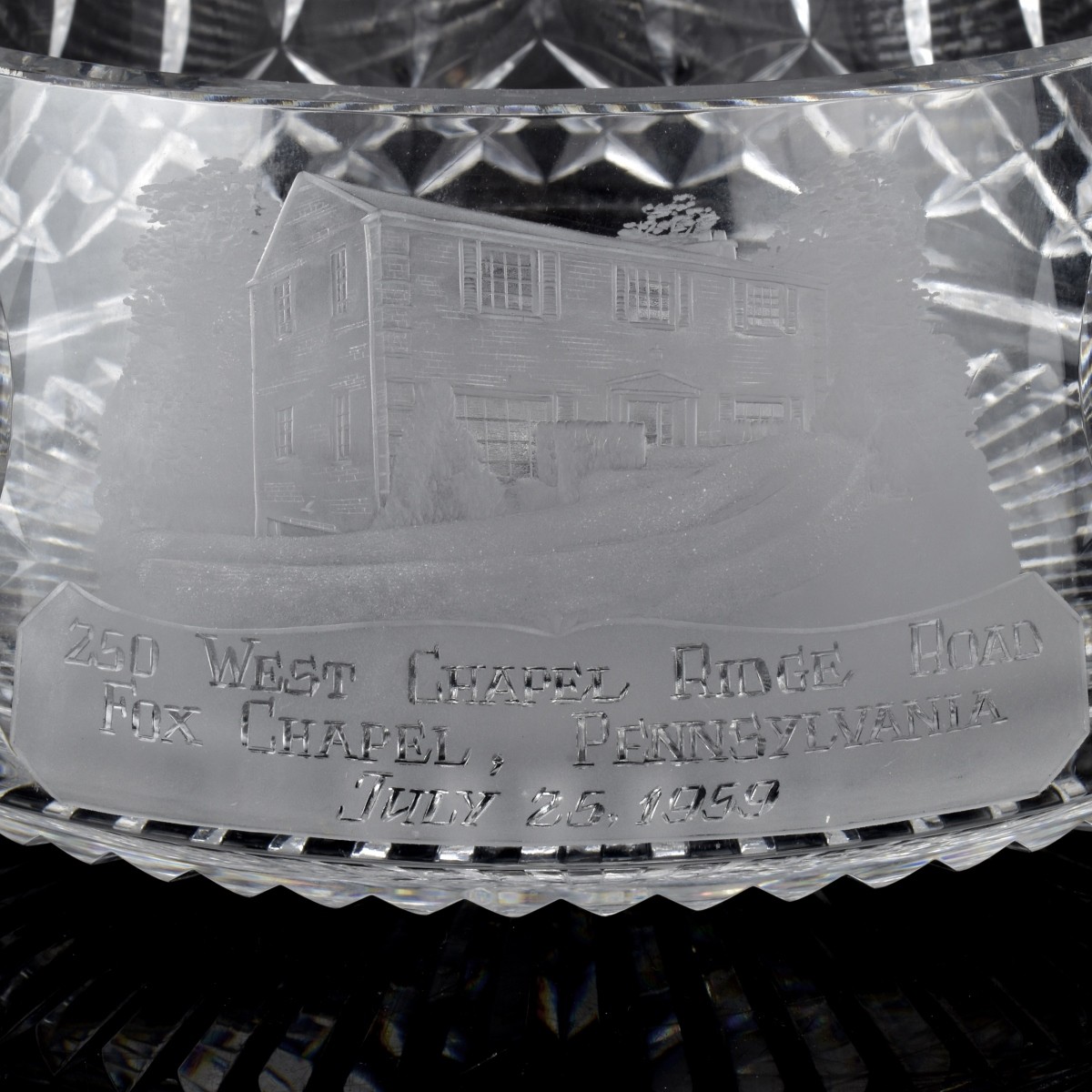 Large Vintage Waterford Crystal Bowl