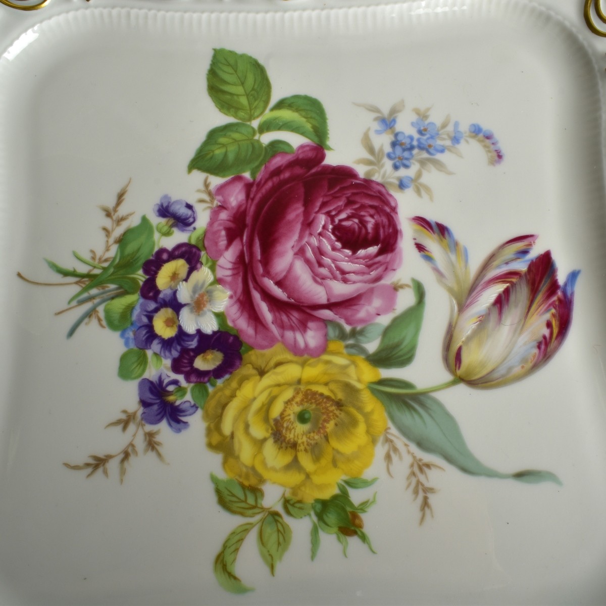 Vintage Lindner Bavarian Porcelain Plates