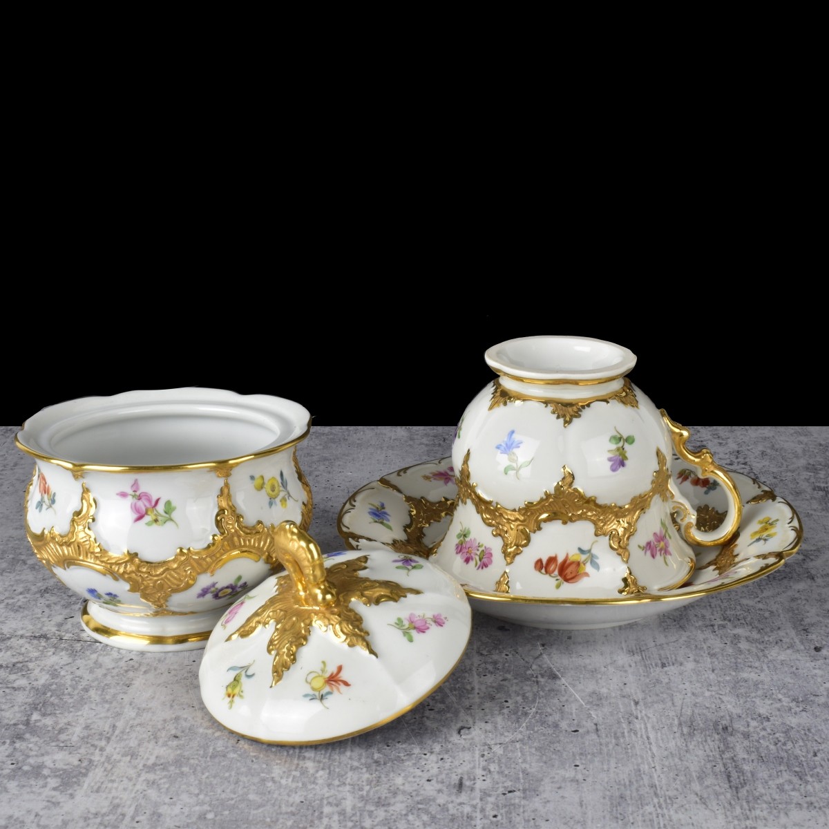 Meissen Porcelain Partial Service