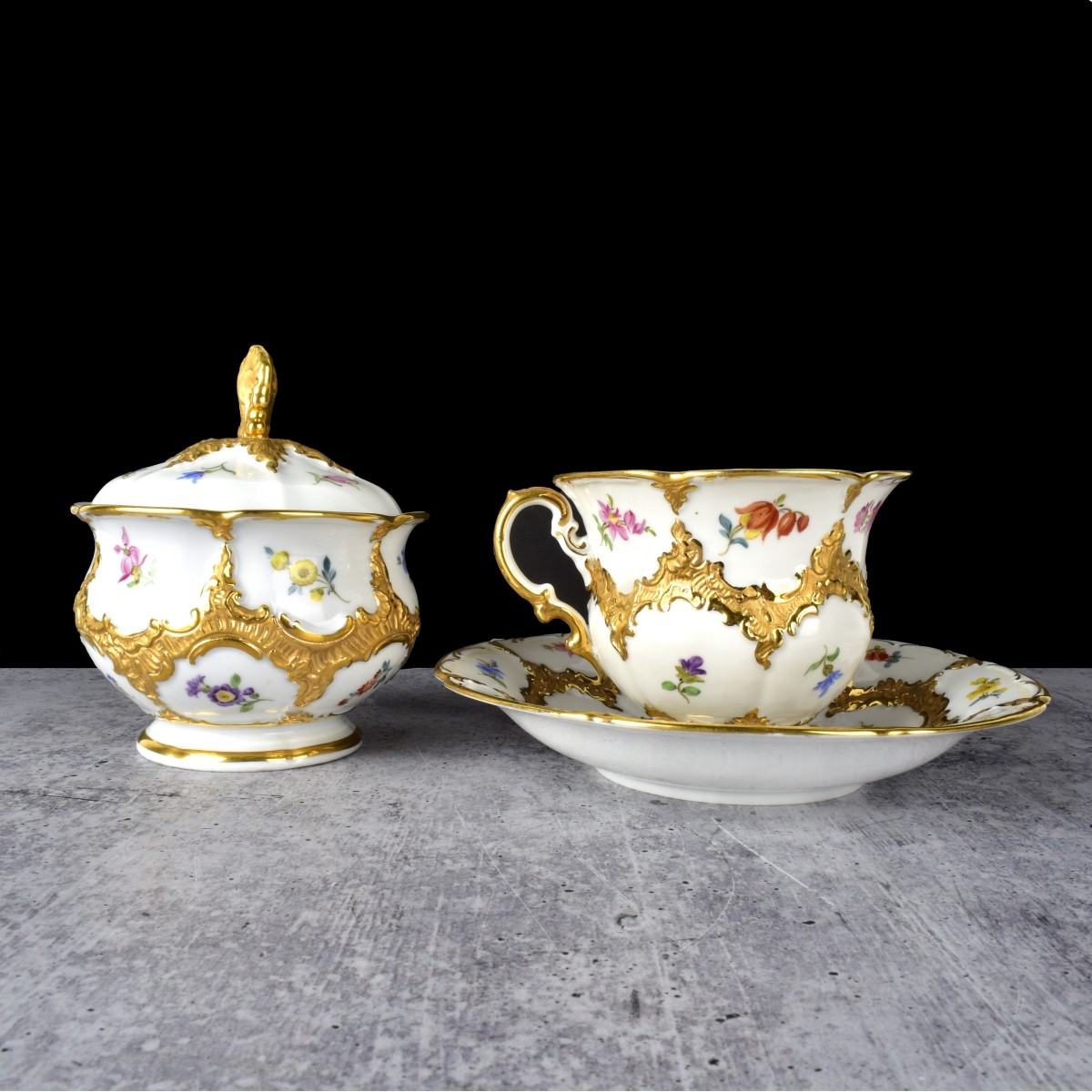 Meissen Porcelain Partial Service