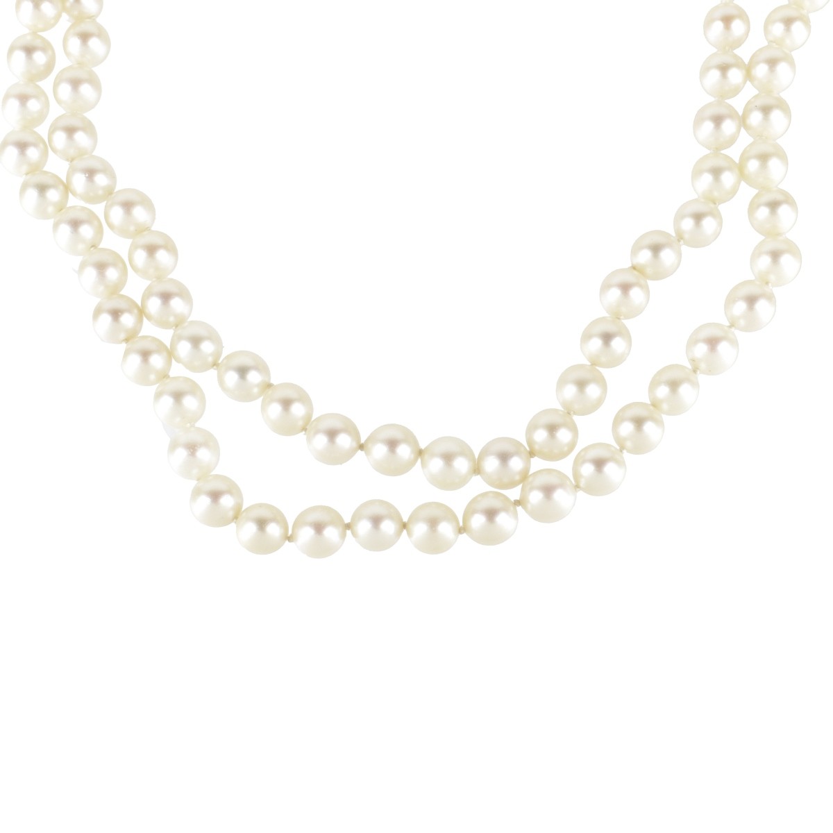 Pearl, Diamond and 14K Necklace