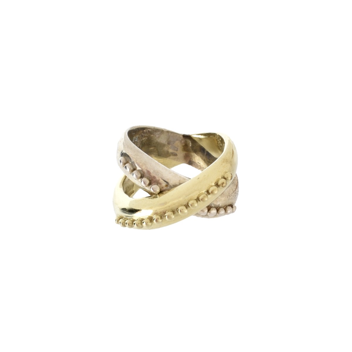 14K and Sterling Ring