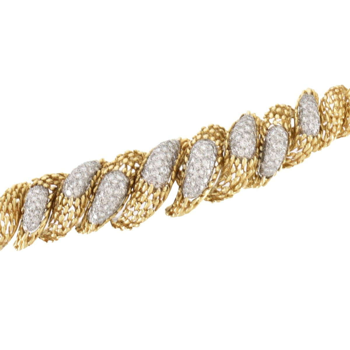 Diamond and 18K Bracelet