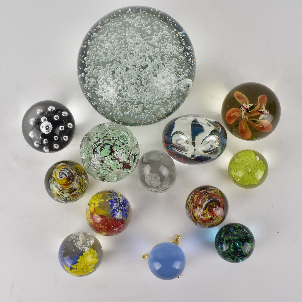 Murano Style Paperweights