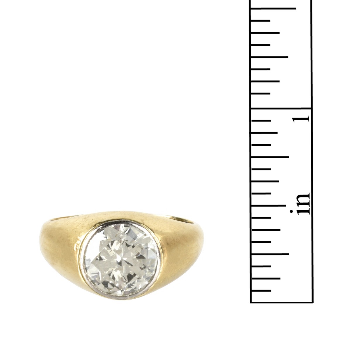 Diamond and 18K Ring