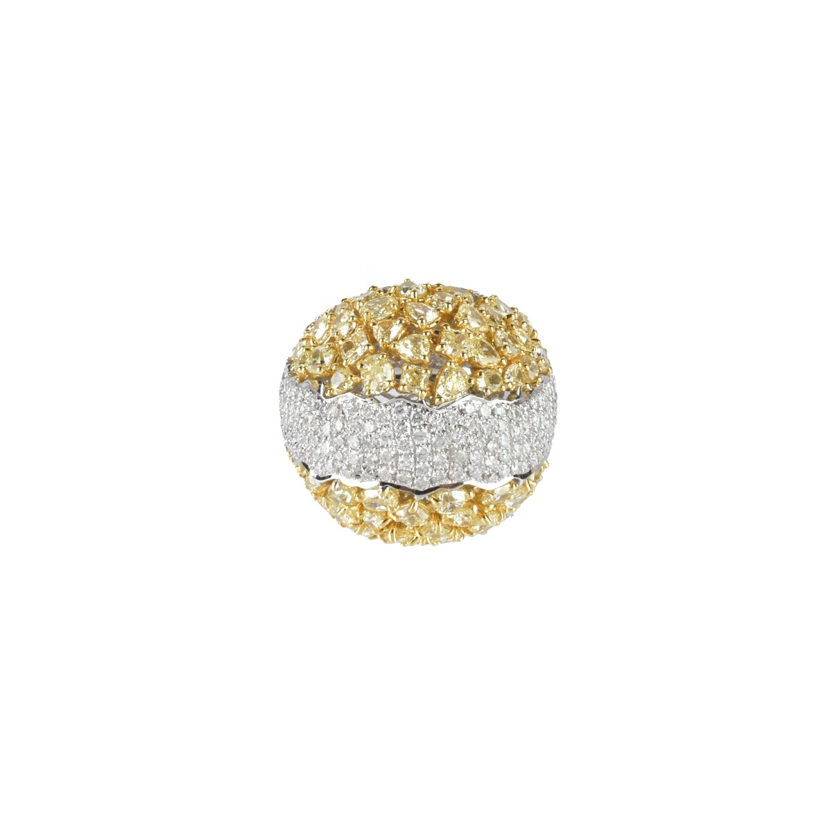 Diamond and 18K Ring