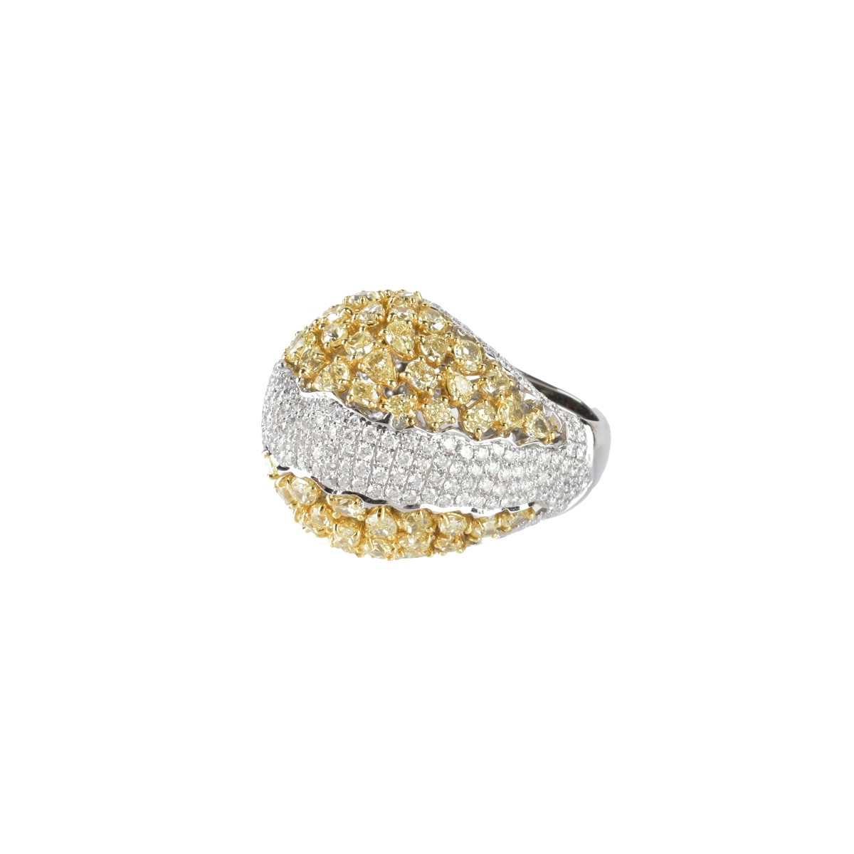 Diamond and 18K Ring