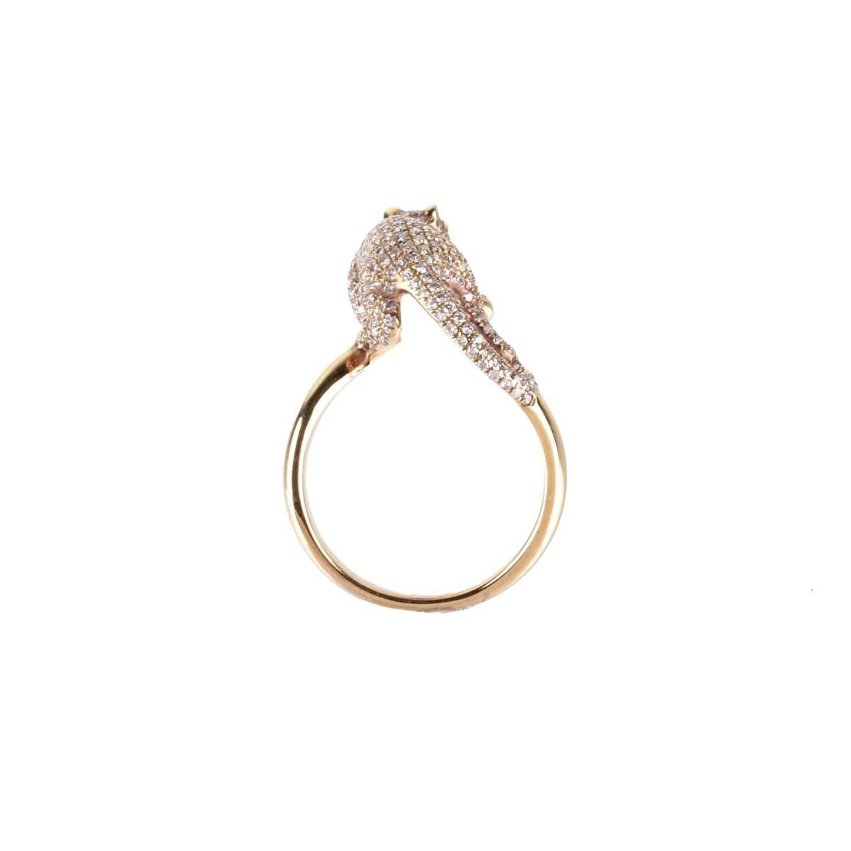 Diamond and 18K Ring