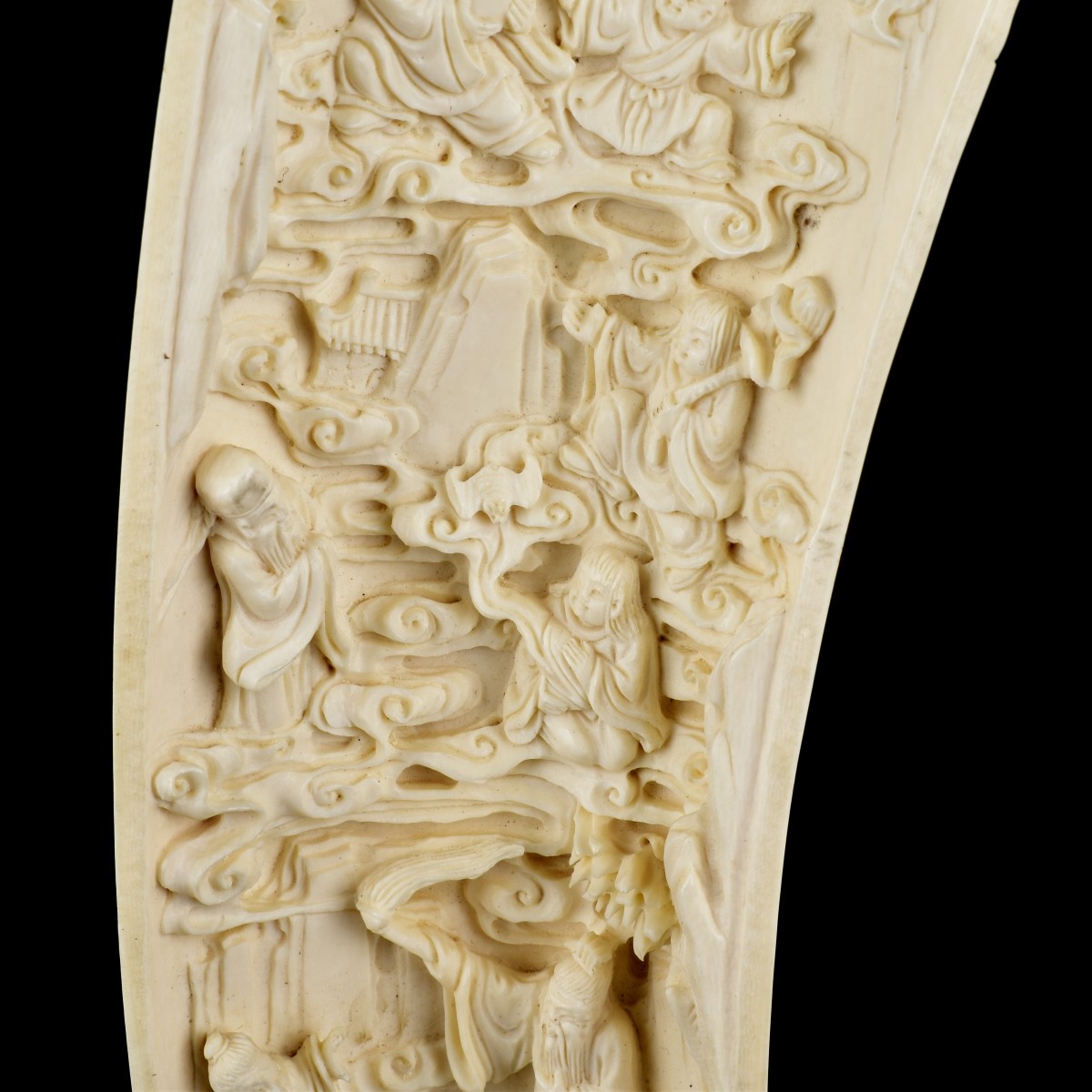 Circa 1920s Chinese Tusk Wrist Rest