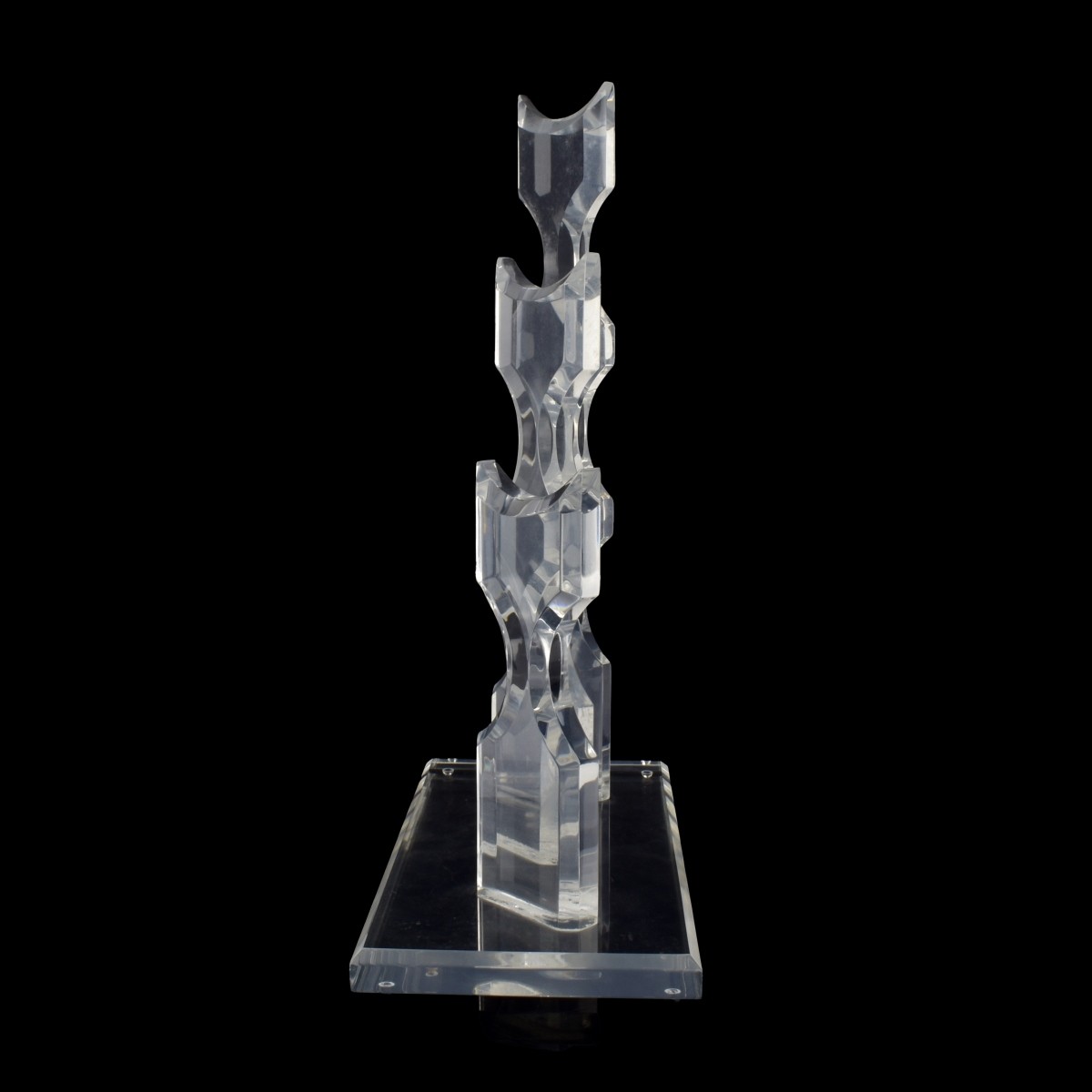 Mid Century Modern Lucite Sculpture