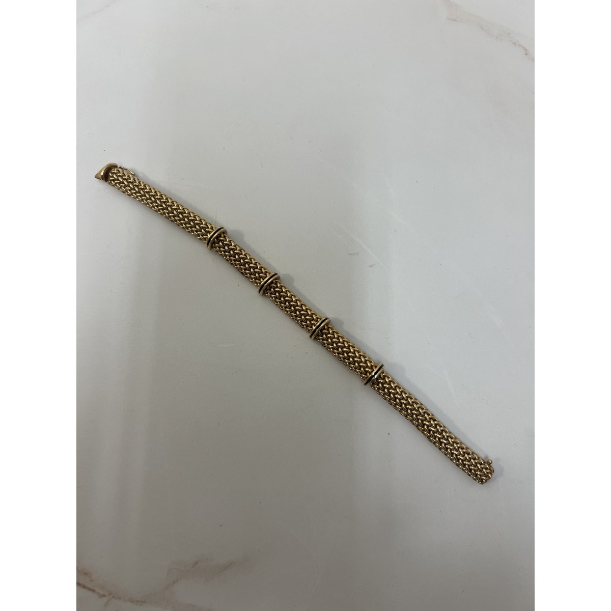 14K and Enamel Bracelet