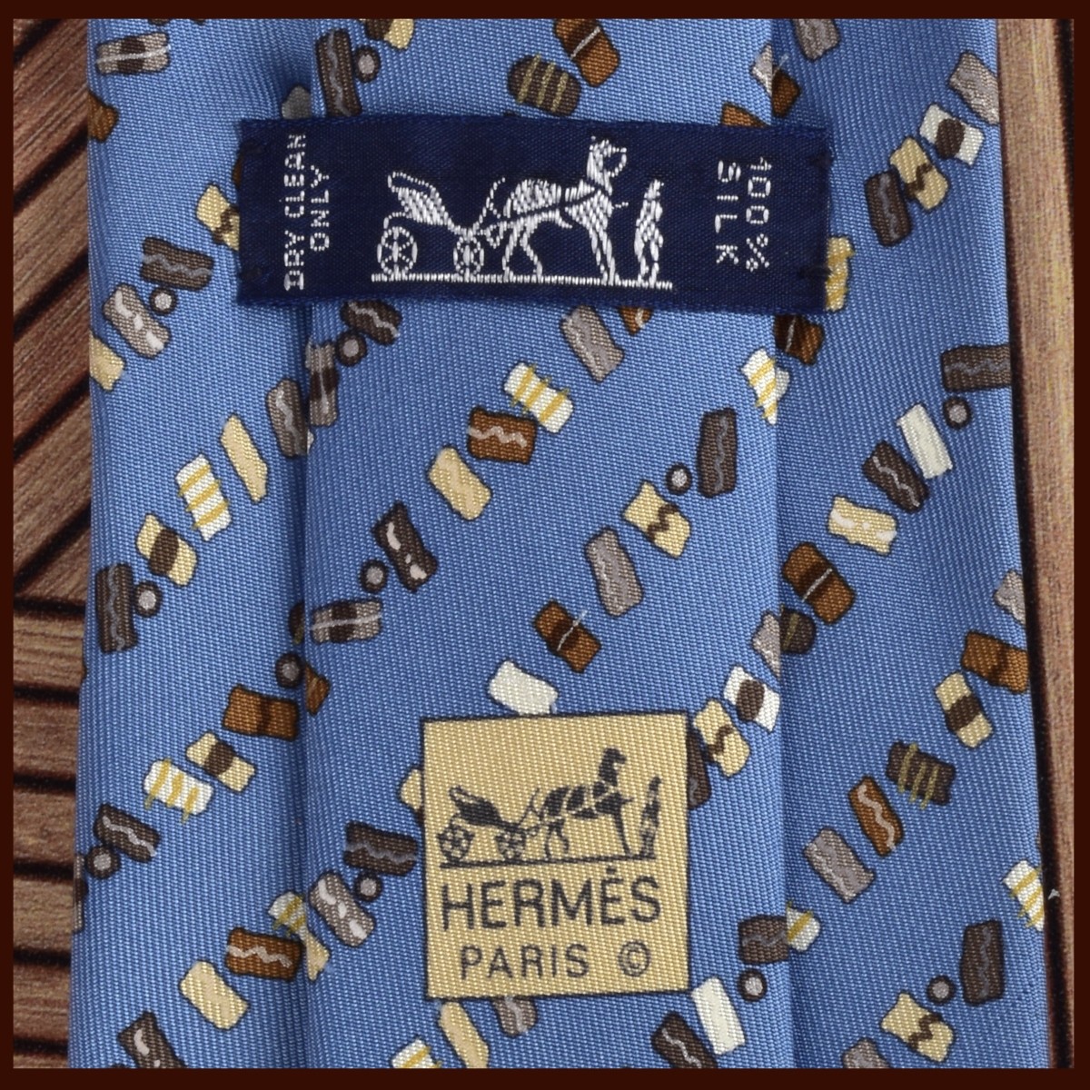 Hermes Paris Silk Tie