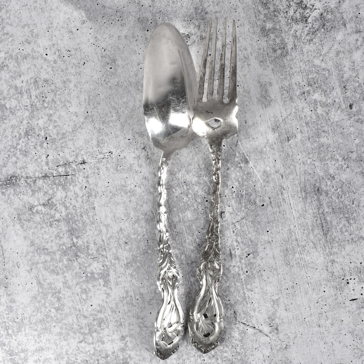 Antique Ornate Sterling Silver Tableware