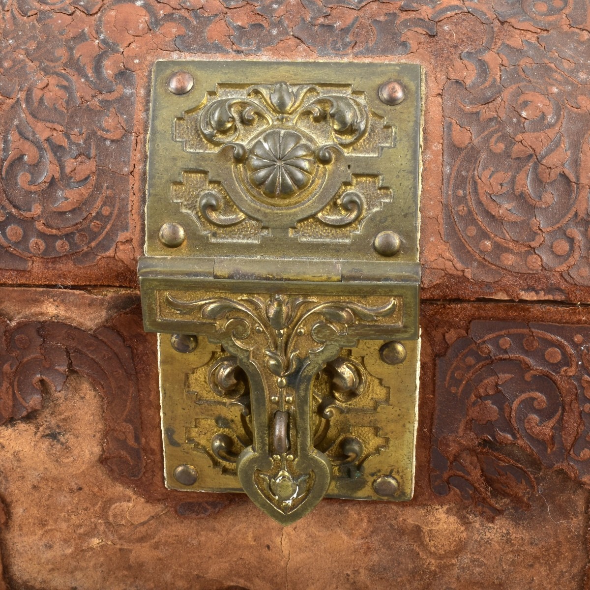 Treasure Chest Box with Bronze Mounts