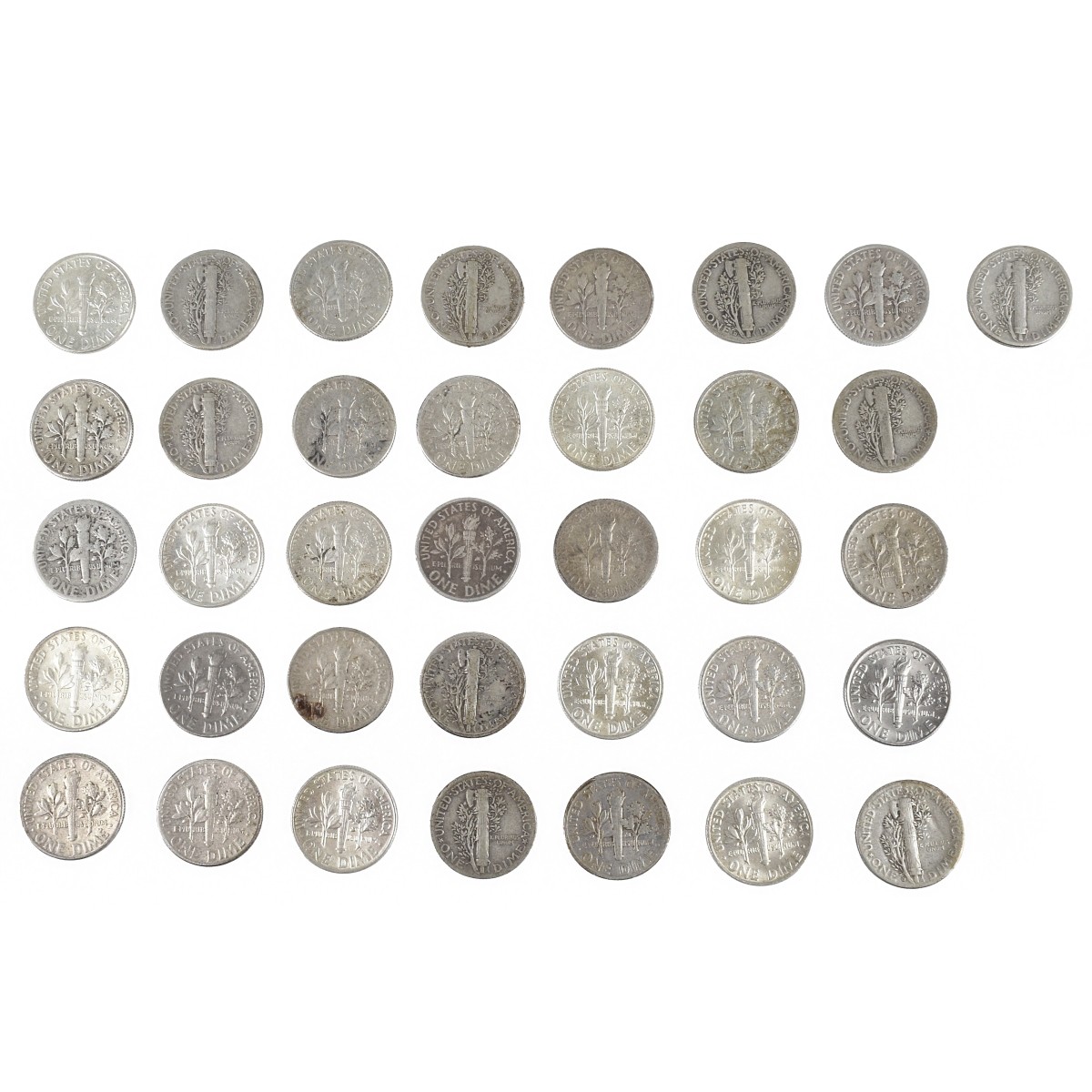 US Silver Dimes