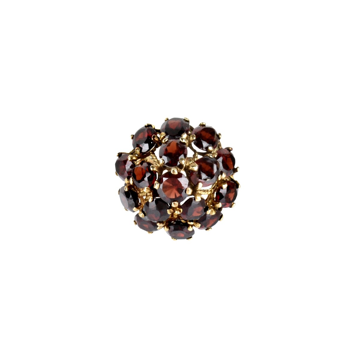 Garnet and 14K Ring