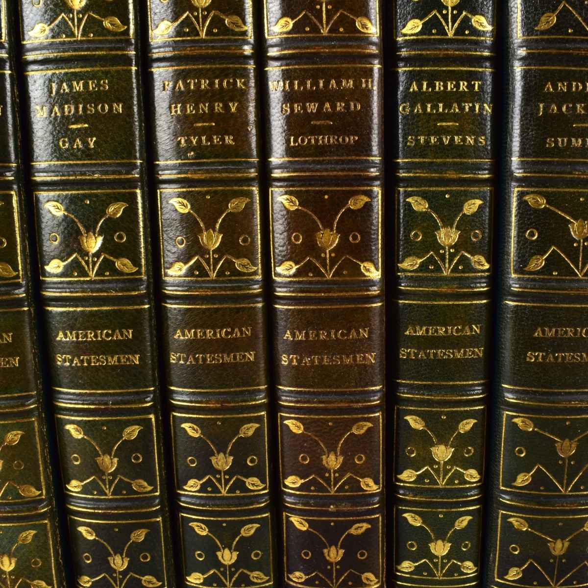 American Statesmen Leather Bound Books