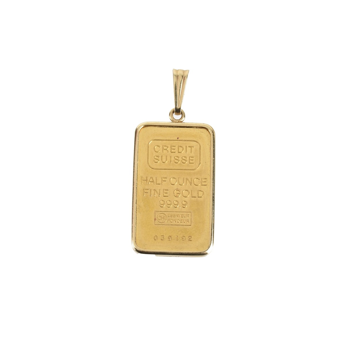 Fine Gold Ingot / Pendant