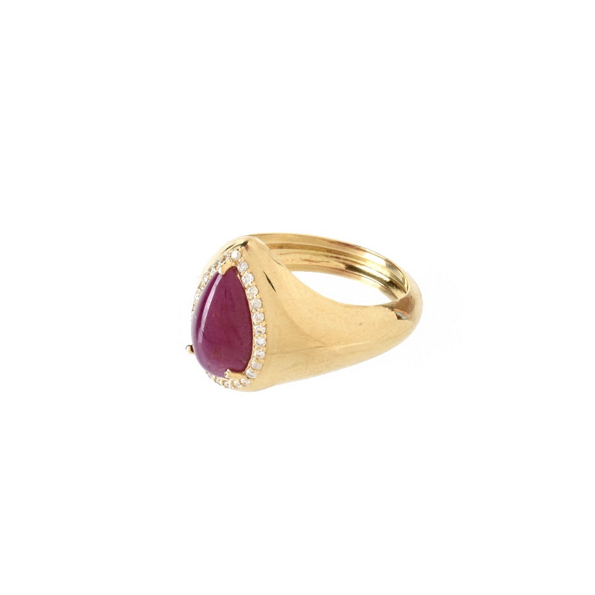 Ruby, Diamond and 18K Ring