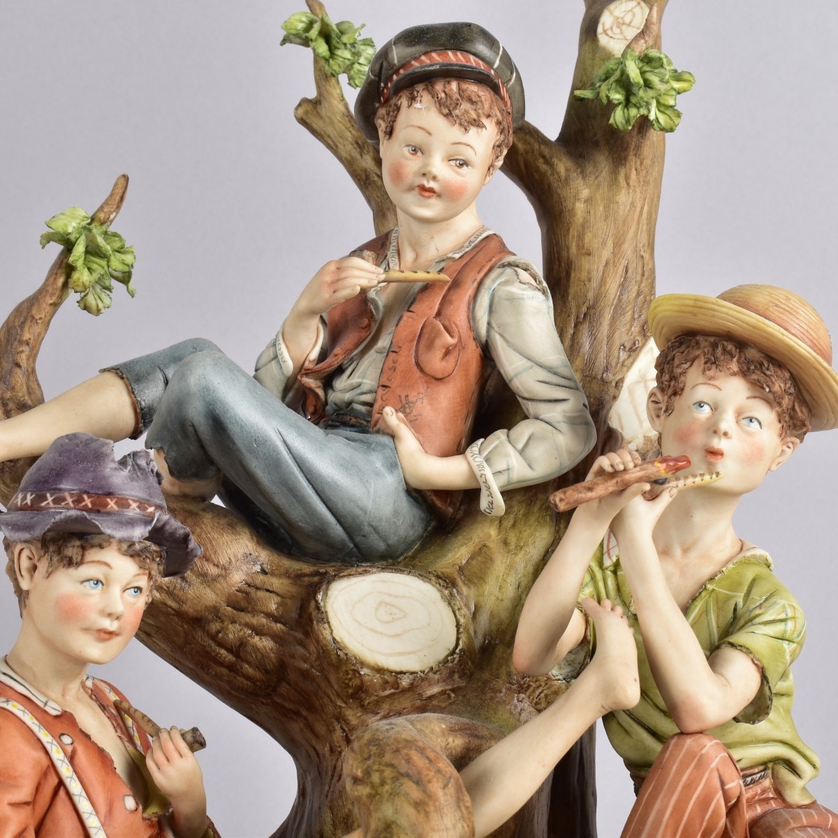 Large Capodimonte Porcelain Group