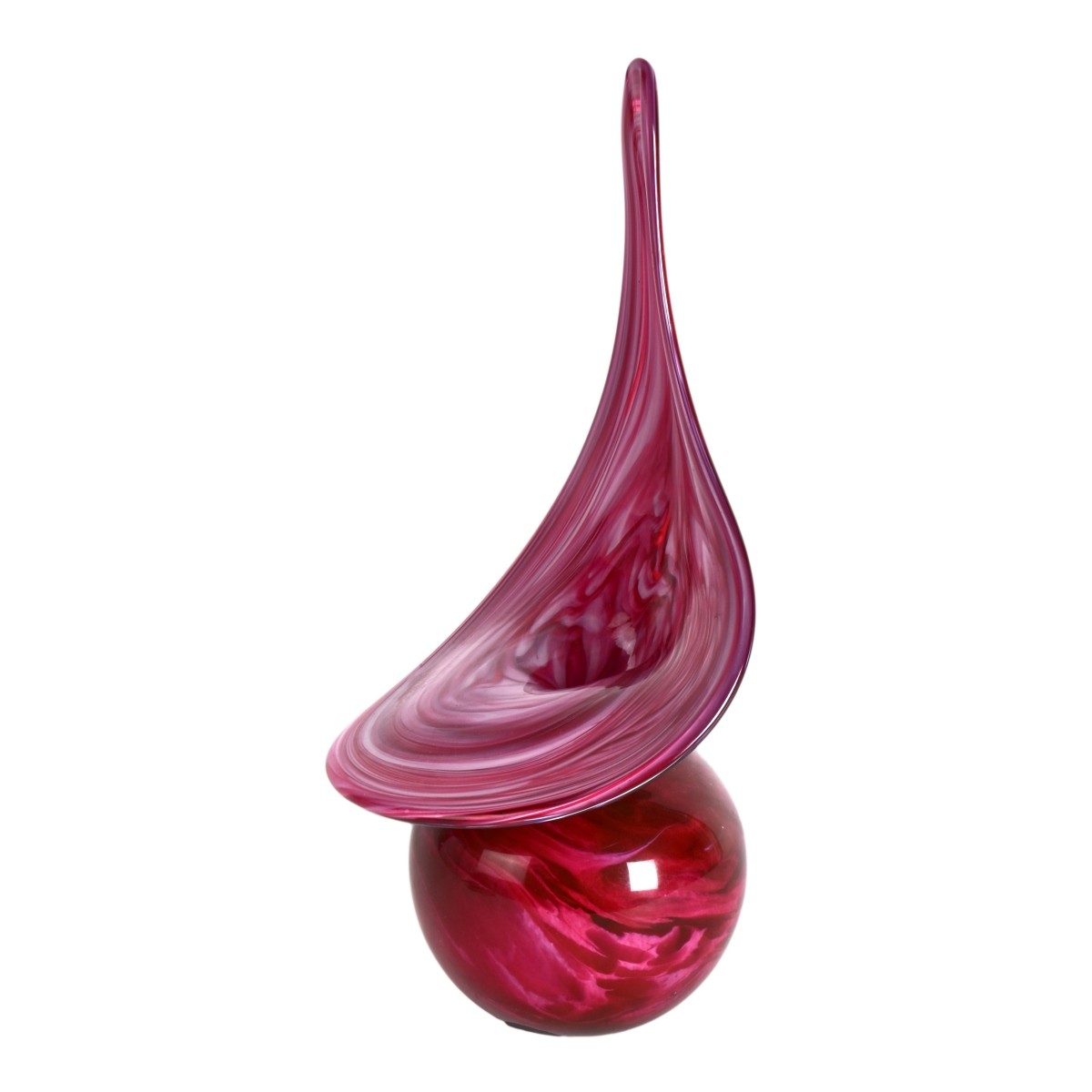 Lg Pulpit Art Glass Vase