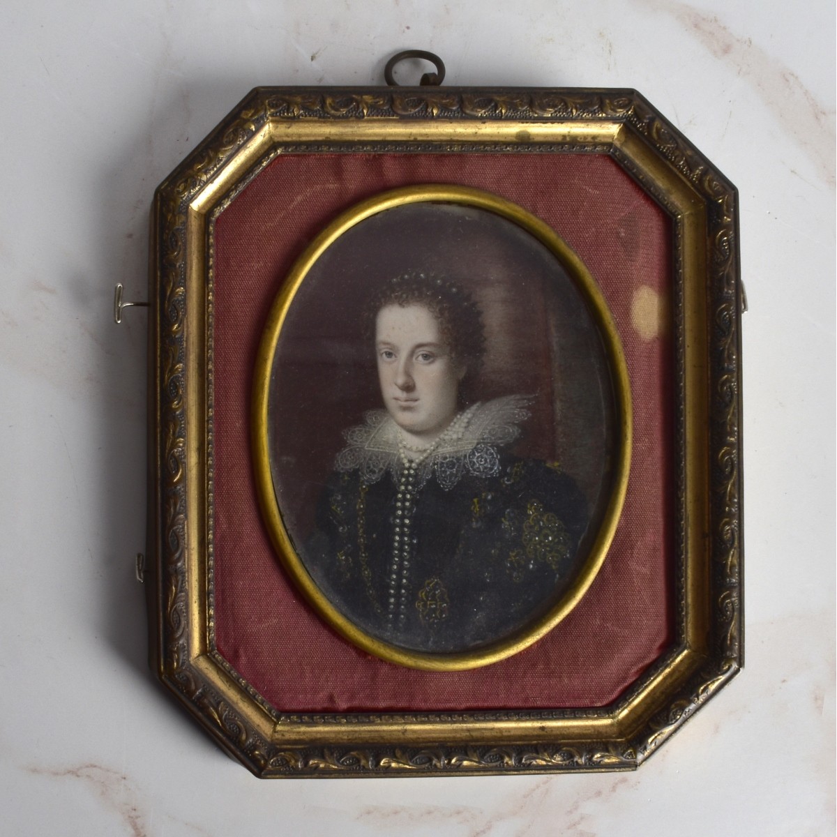 19th C. Continental School Miniature Portrait