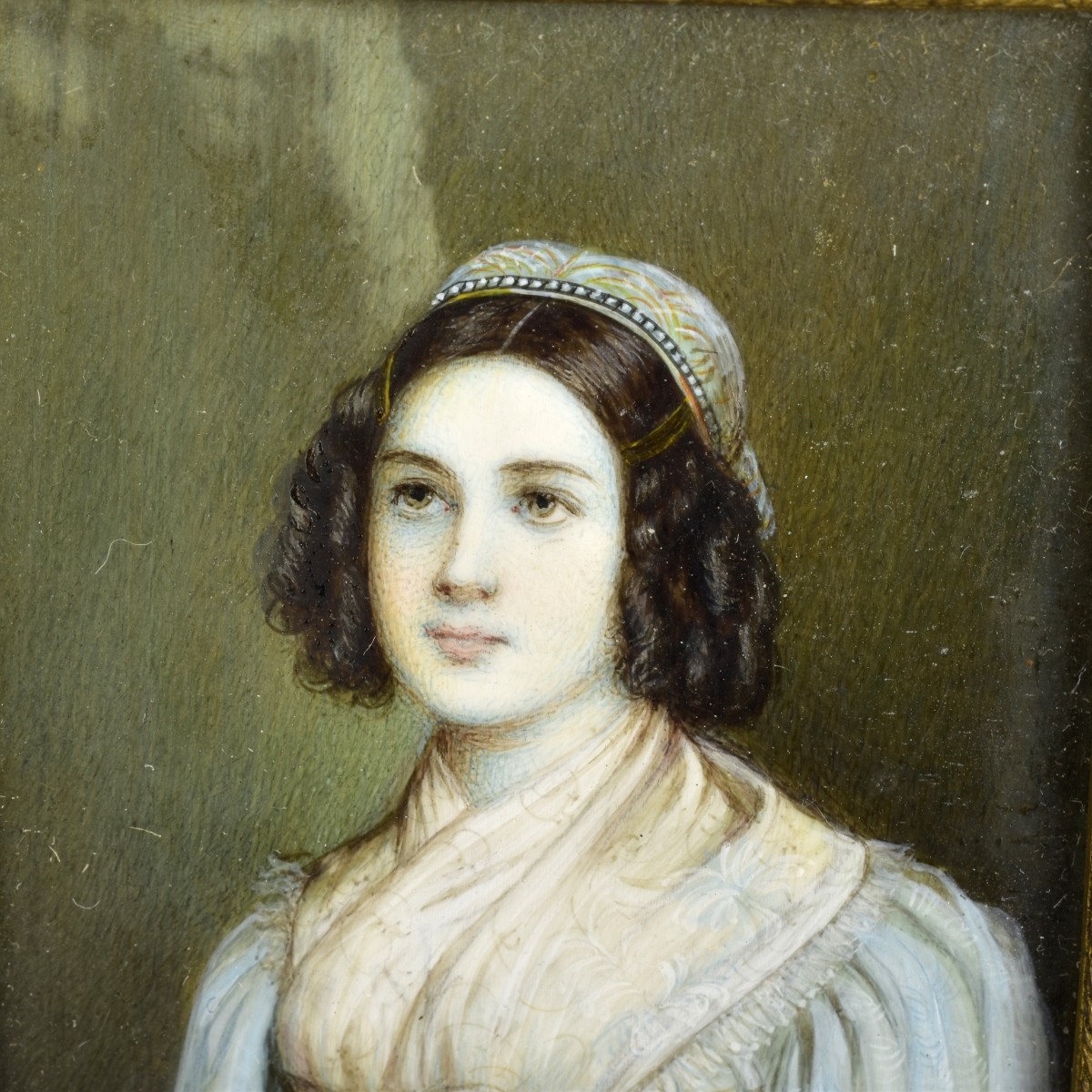 19th C. French Miniature Portrait