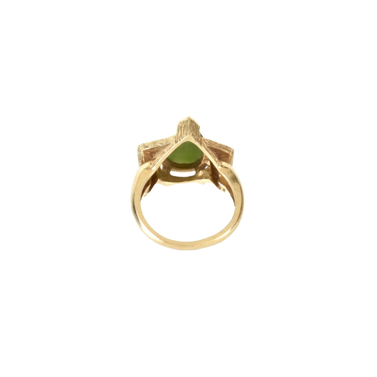 Jade and 14K Ring