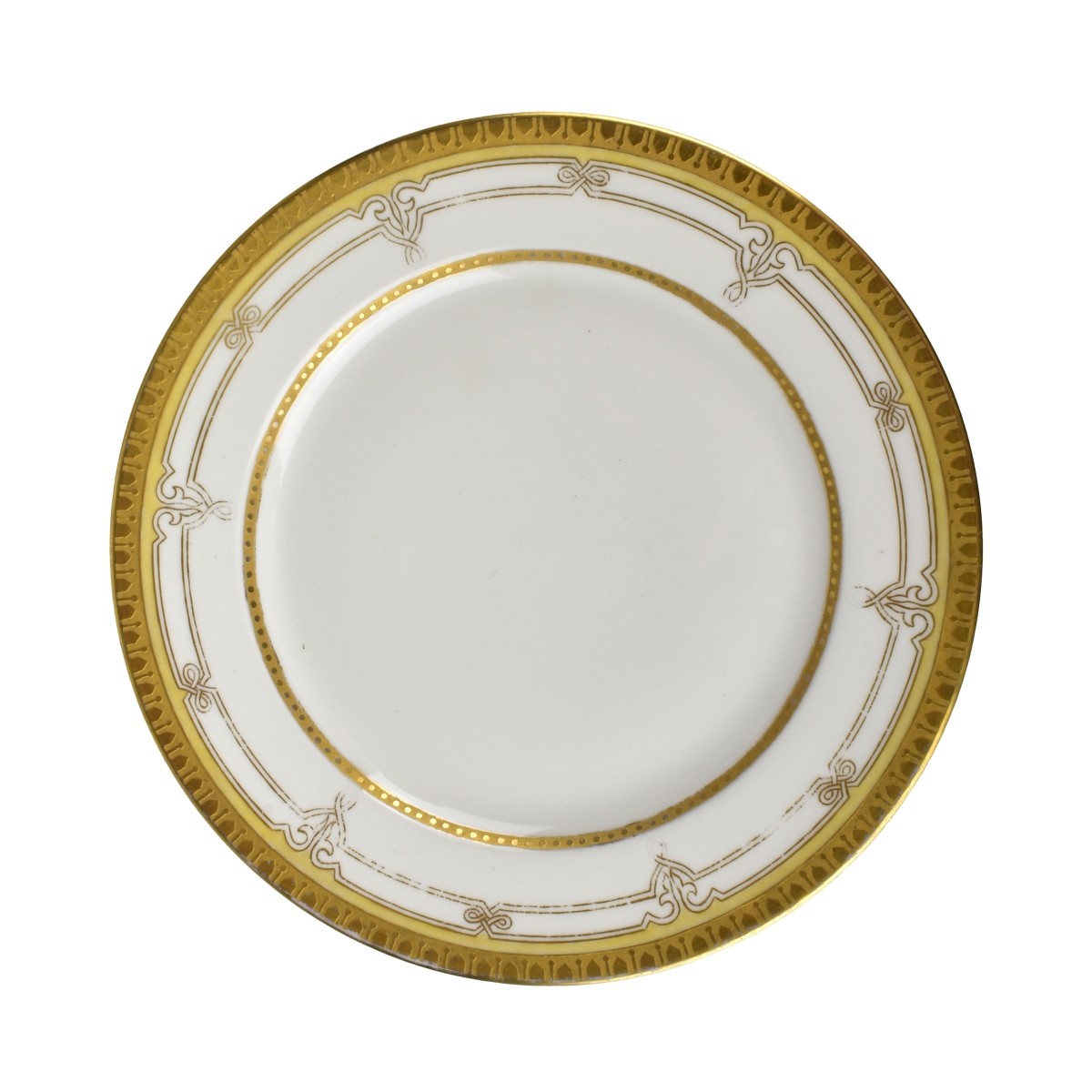 T & V Limoges Porcelain Dinner Plates
