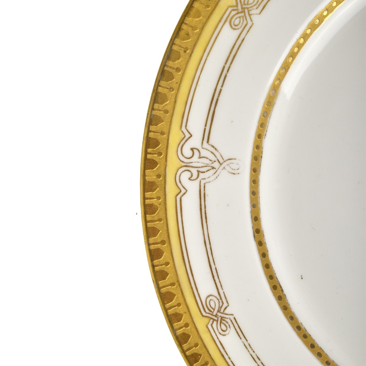 T & V Limoges Porcelain Dinner Plates