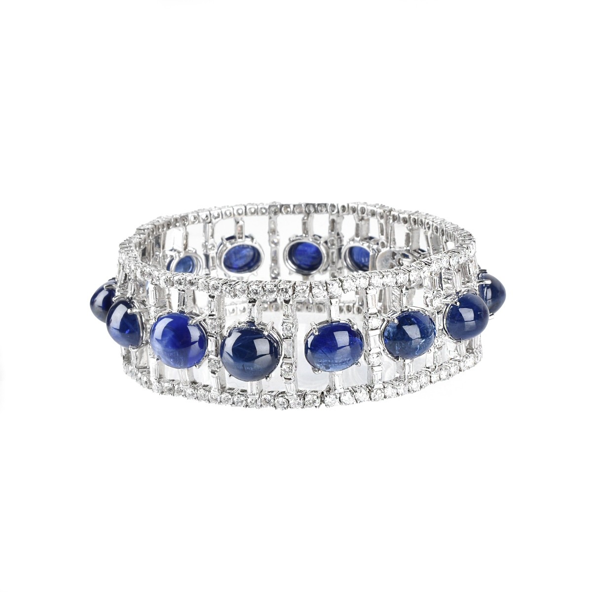 Sapphire, Diamond and 18K Bracelet