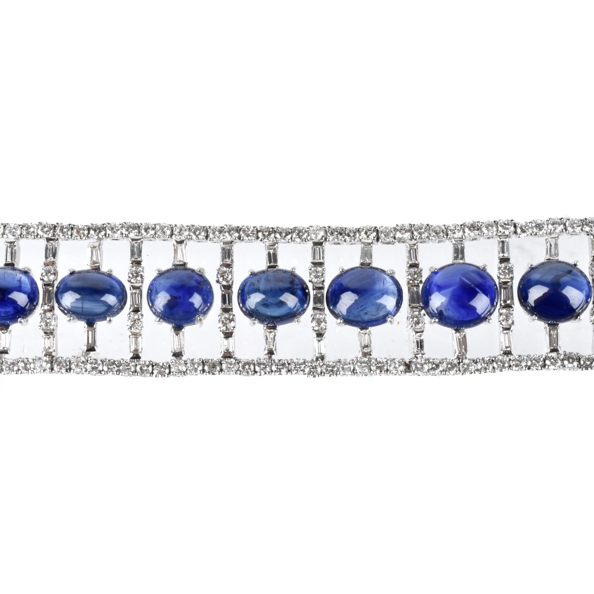 Sapphire, Diamond and 18K Bracelet