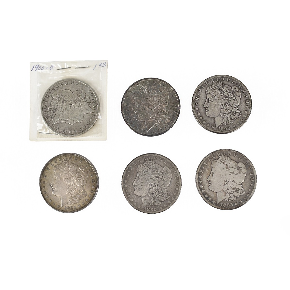 US Morgan Silver Dollar Coins